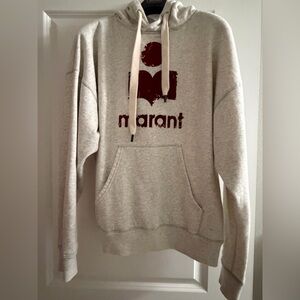 Isabel Marant Etoile Mansel Ecru Hoodie 36